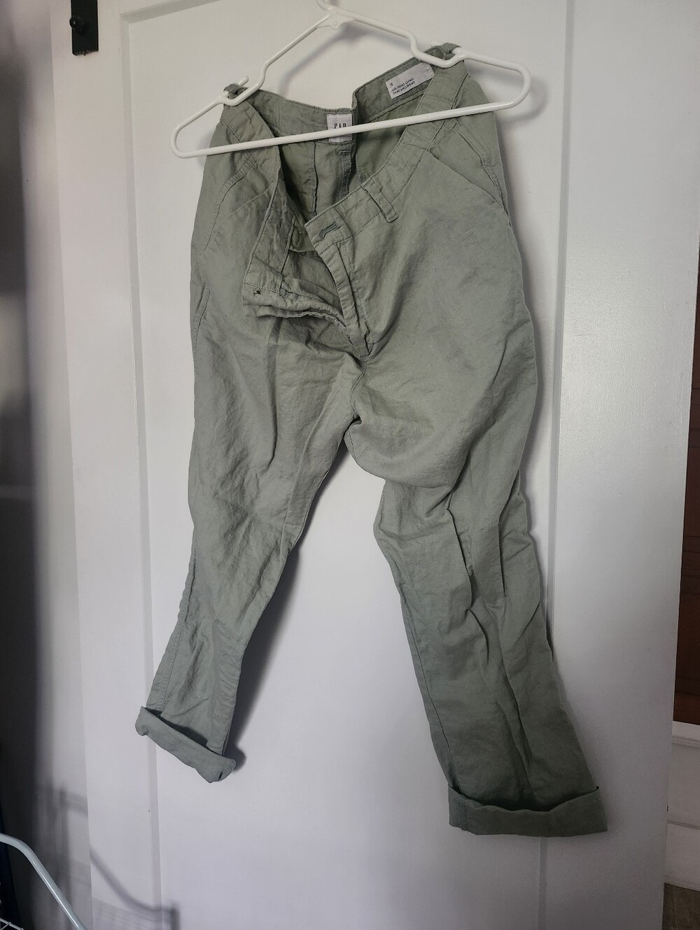 GAP Mint Green Chinos, Size 12, Relaxed Fit